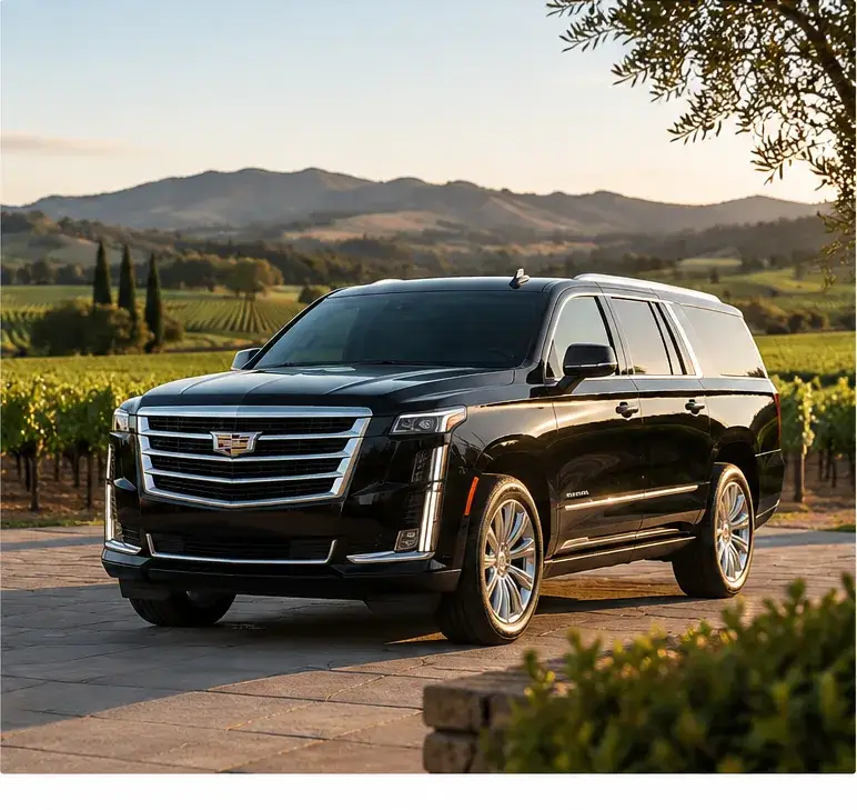 Luxury SUV for private car service in Sonoma